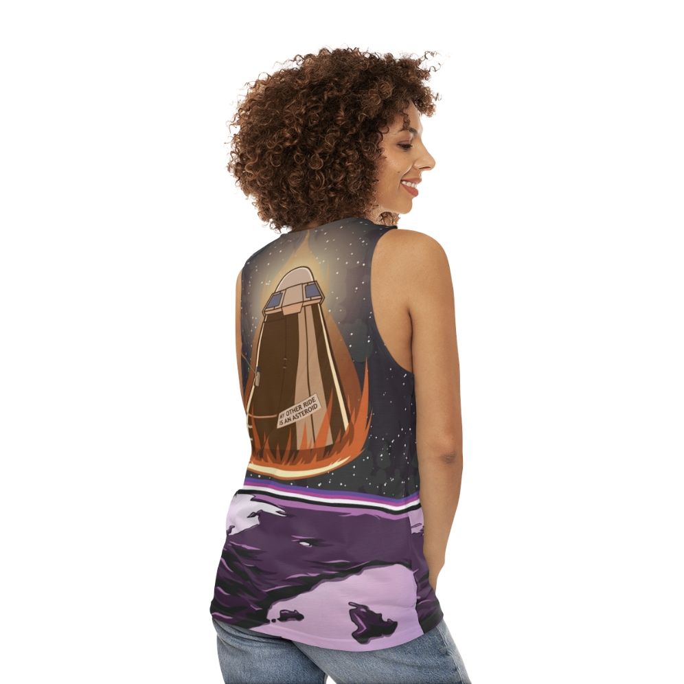 Kerbal Space Program Inspired Unisex Tank Top - women back