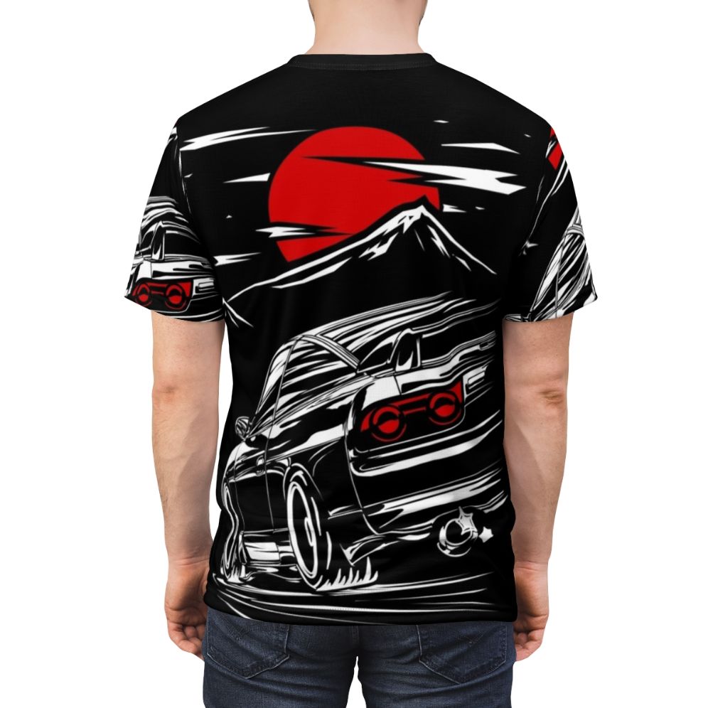 Nissan Silvia S13 Inspired All-Over Print T-shirt - men back