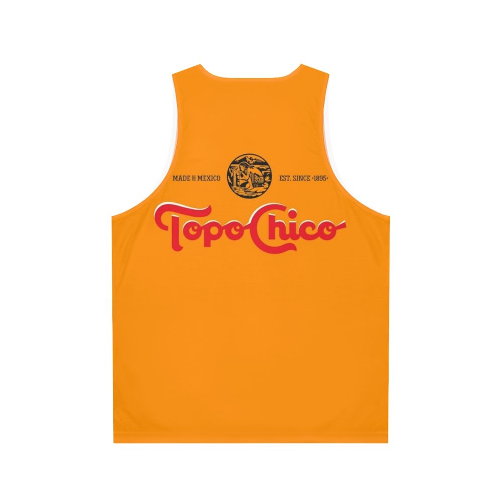 Topographic Topo Chico Unisex Tank Top - Back