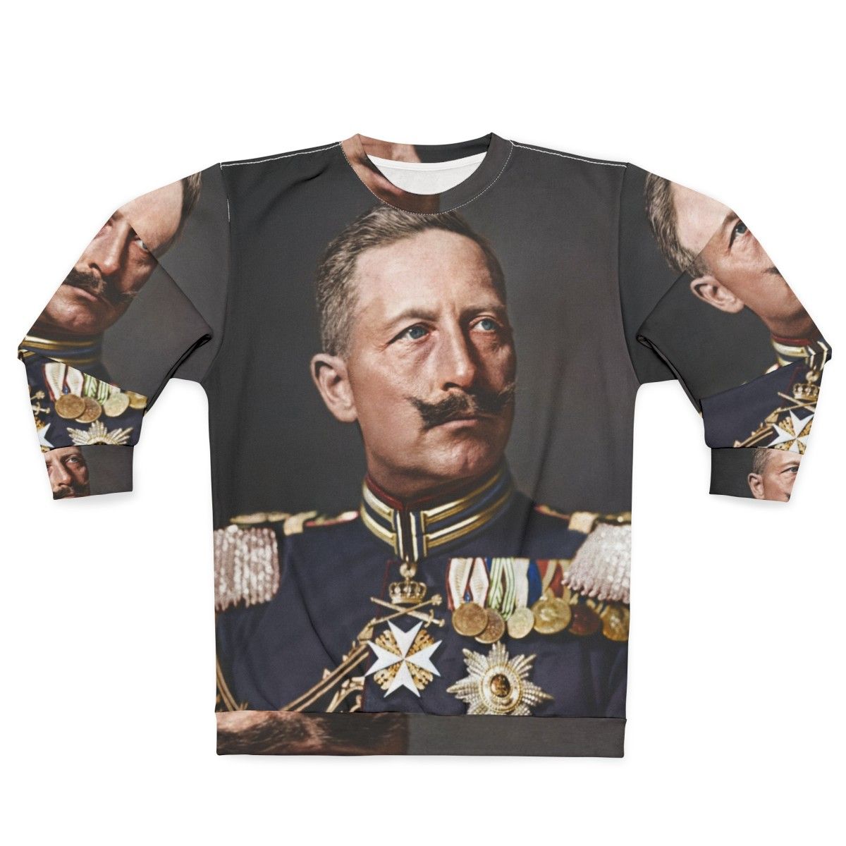 Kaiser Wilhelm II 1908 Colorized Historical Figure Sweatshirt