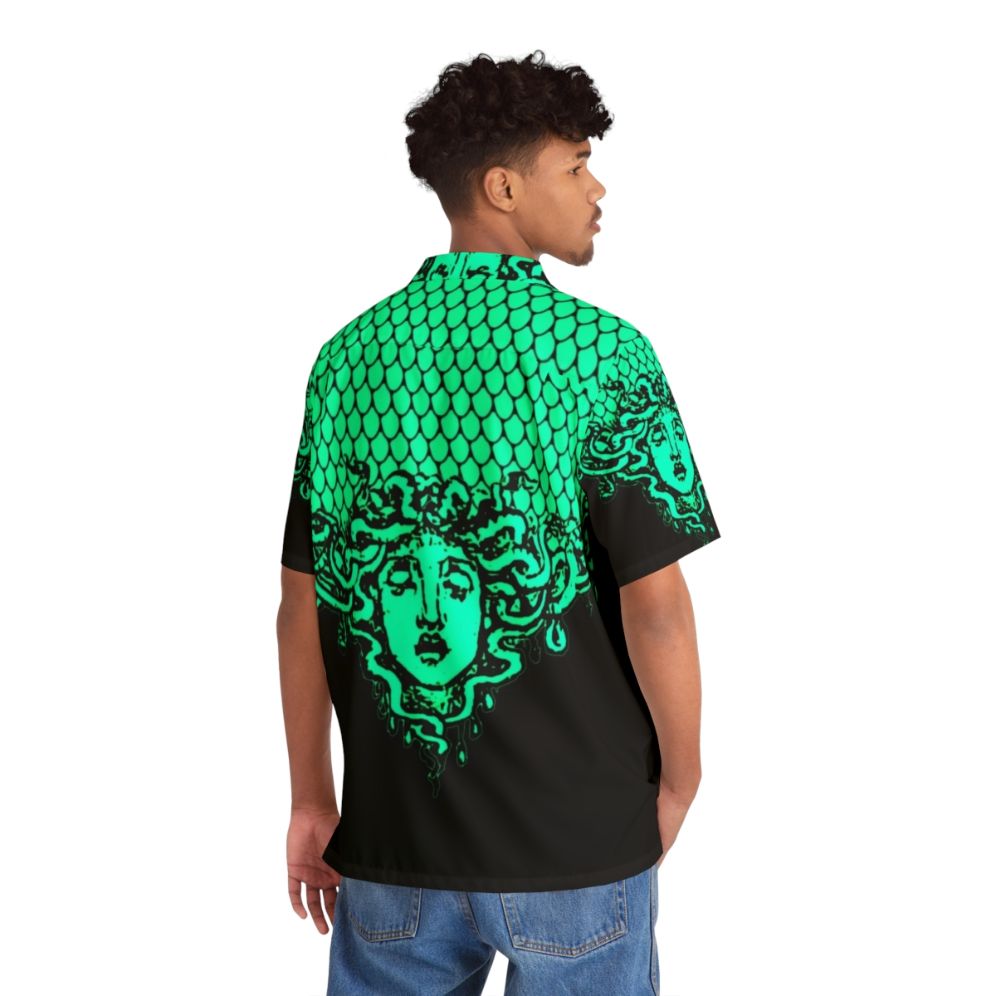 Athena's Aegis Armor Medusa Gorgon Hawaiian Shirt - People Back