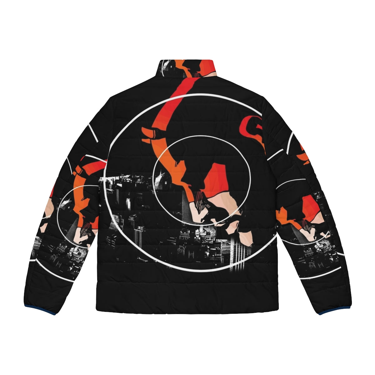 Daredevil Puffer Jacket with Guardian Devil Version2 design - Back