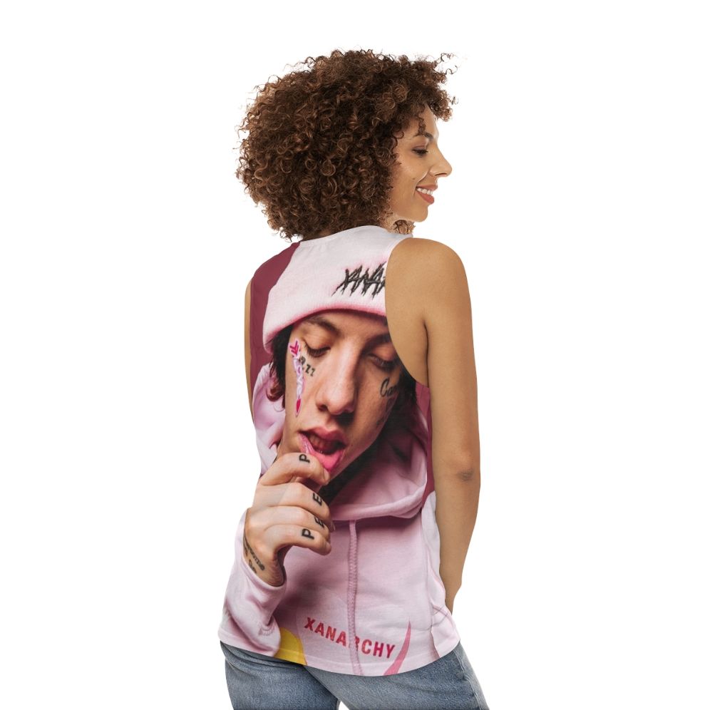 Lil Xan Unisex Rapper Tank Top - women back