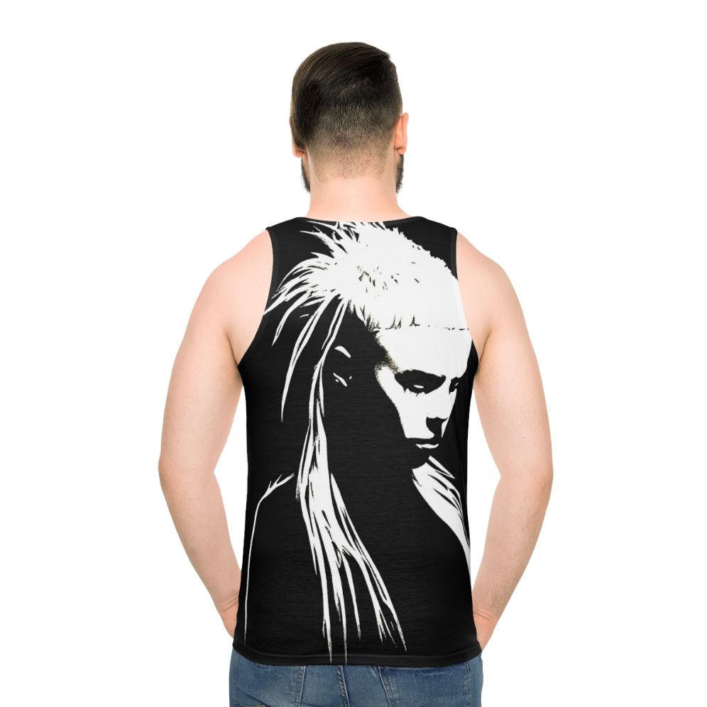 Die Antwoord Yolandi Visser Black and White Art Tank Top - men back