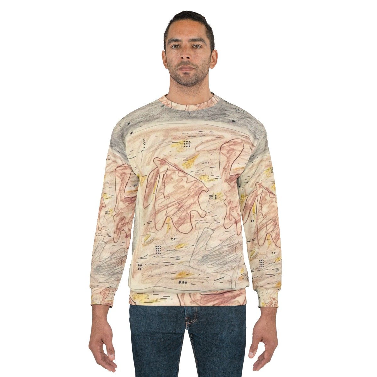 Gene Davis Artwork Abstract Sweatshirt - men