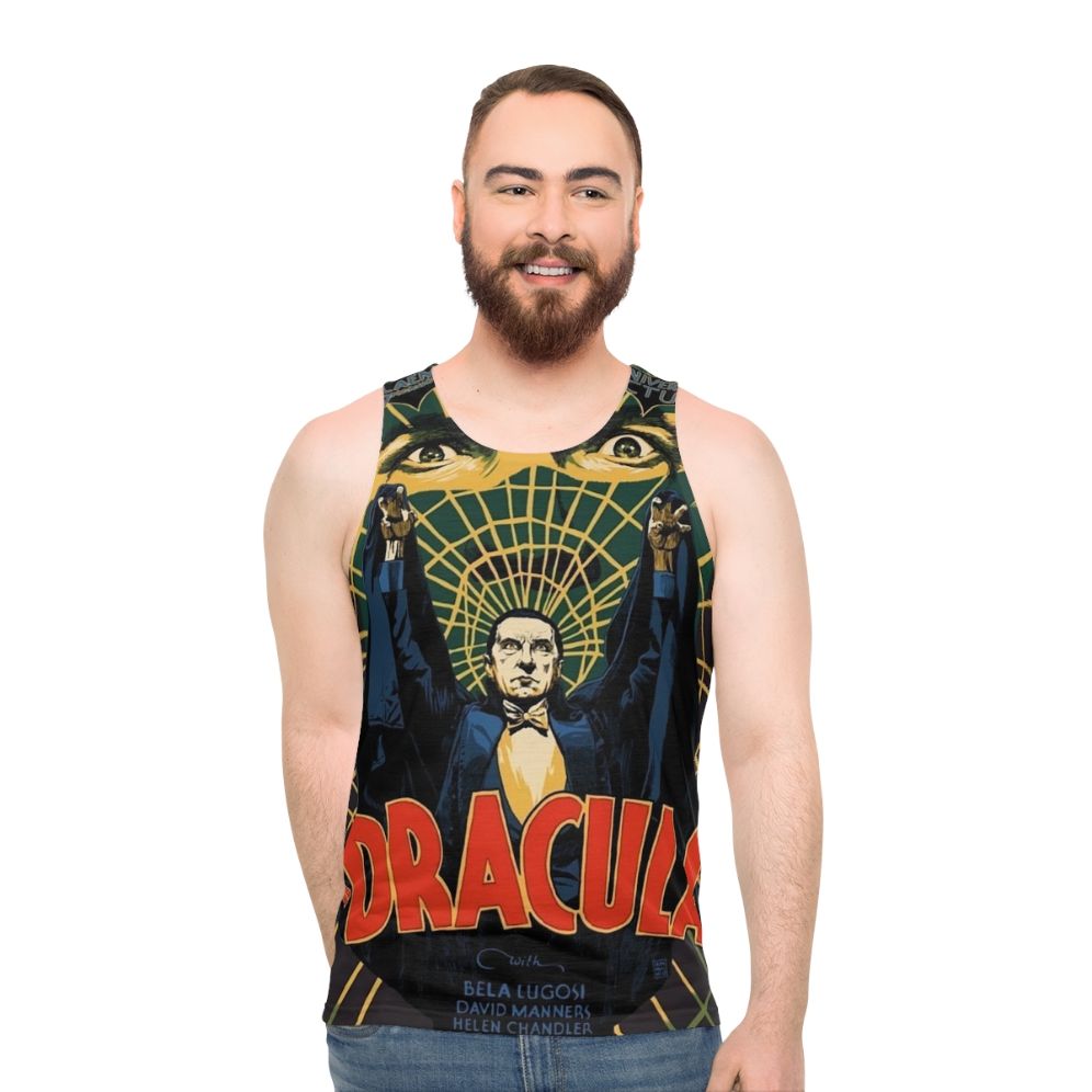 Dracula 1931 unisex tank top featuring Bela Lugosi - men