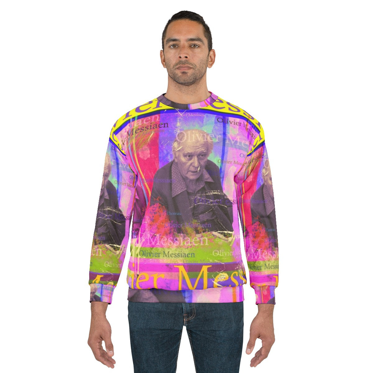 Olivier Messiaen Portrait Aesthetic Sweatshirt - men