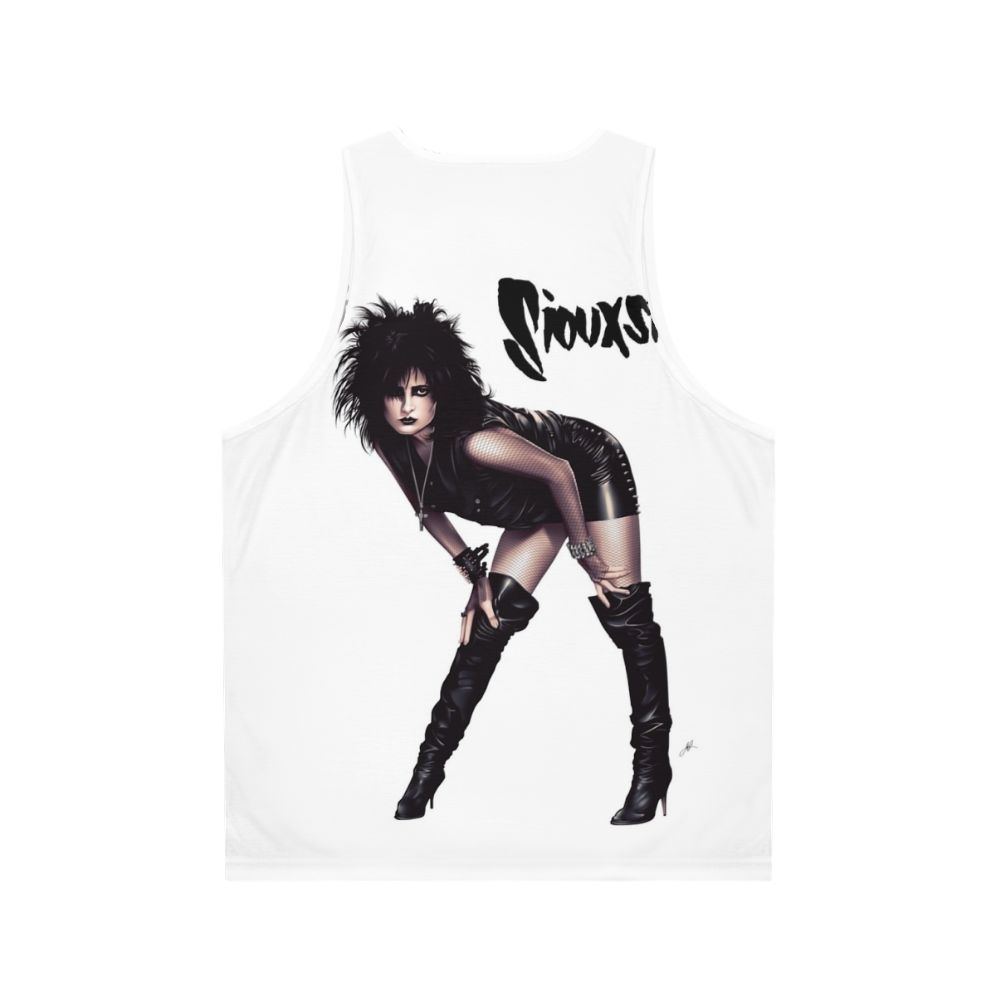 Siouxsie Sioux goth rock band unisex tank top - Back