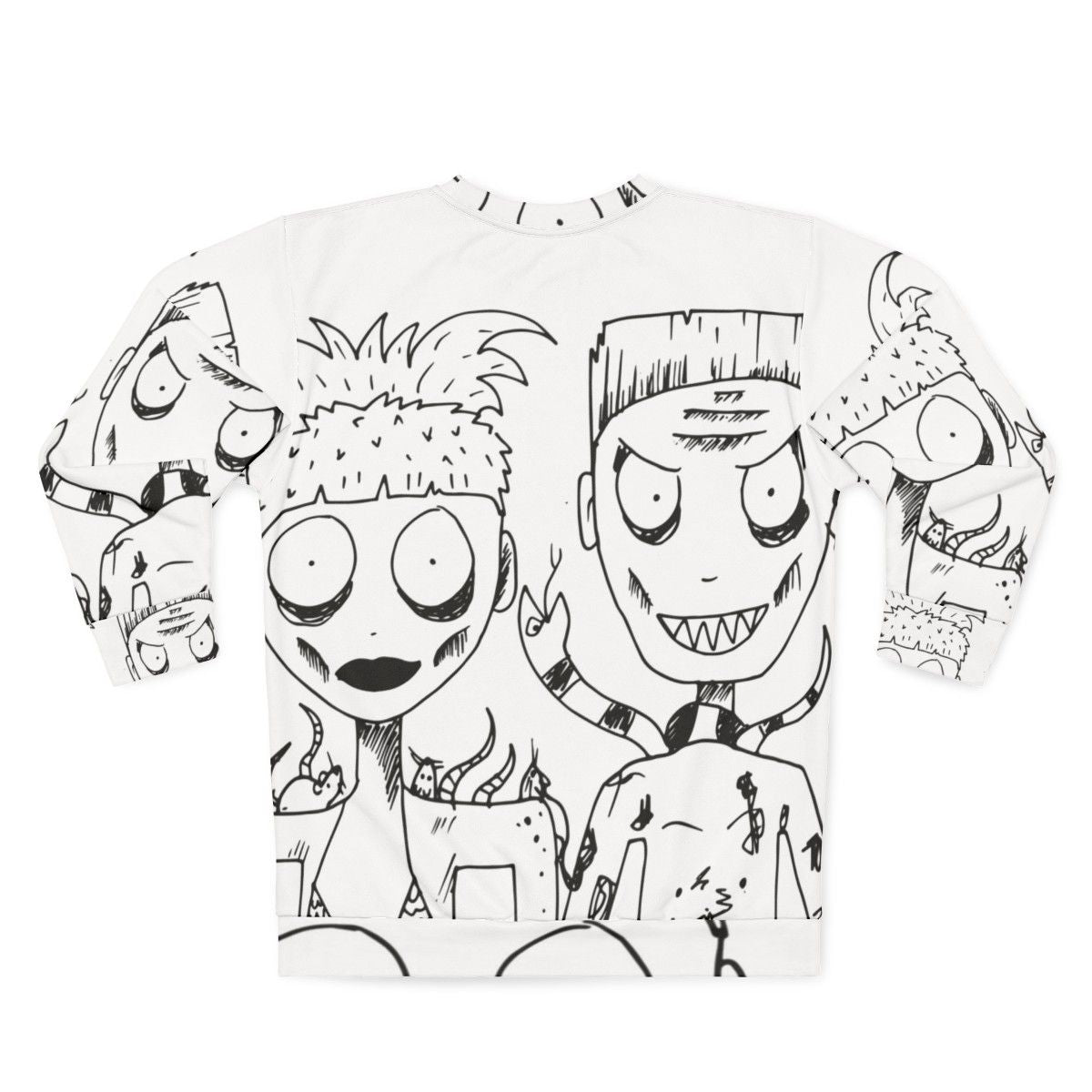 Die Antwoord Yolandi and Ninja Graphic Sweatshirt - Back