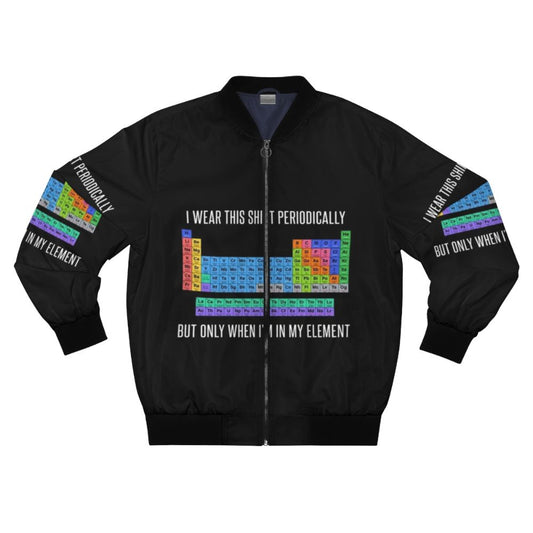 Funny Chemistry Periodic Table Bomber Jacket for Women and Men