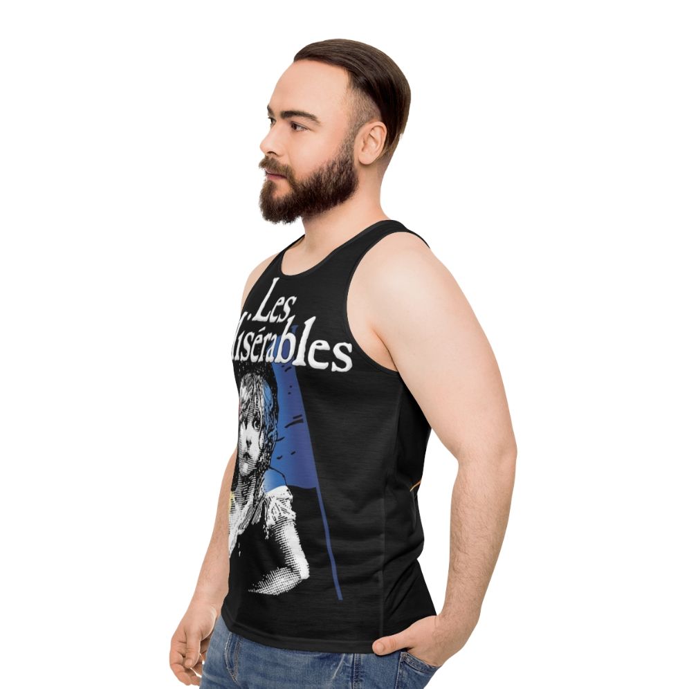 Vintage Les Misérables Unisex Tank Top - men side