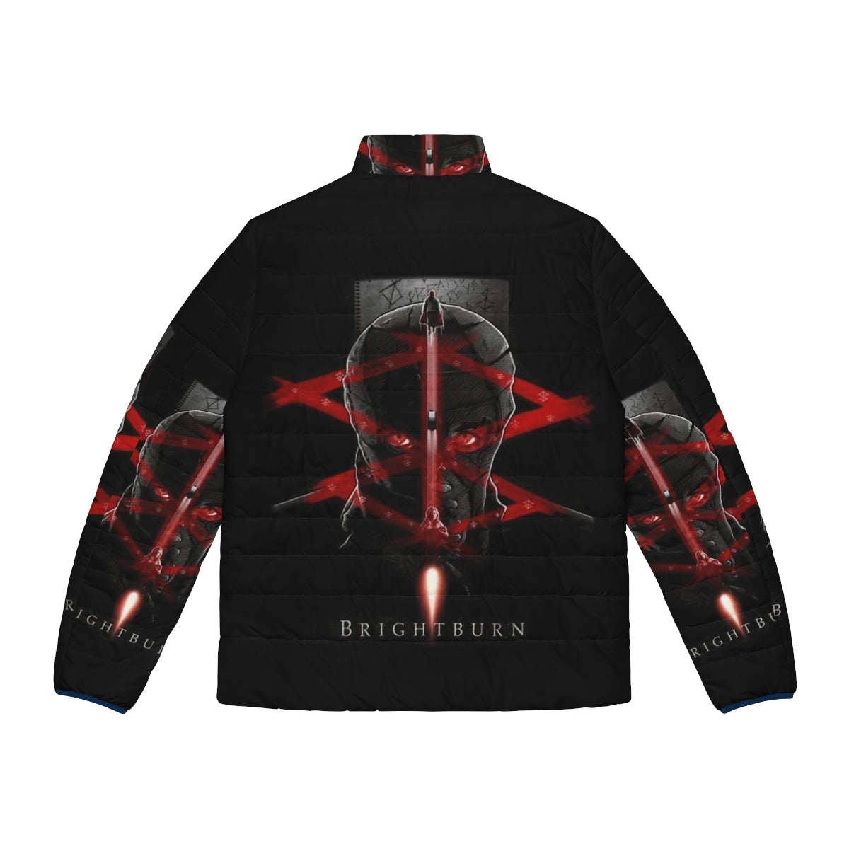 Brightburn Puffer Jacket - Horror Superhero Outerwear - Back