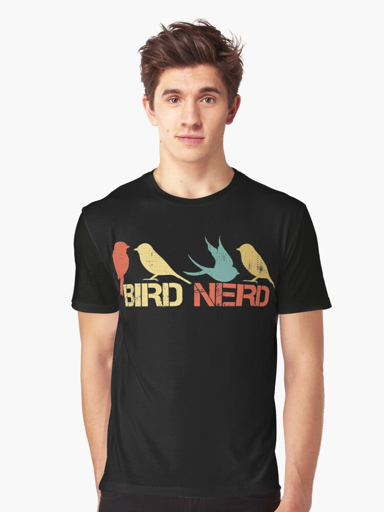 Bird Nerd Birdwatcher Ornithologist Gift Graphic T-Shirt - Men