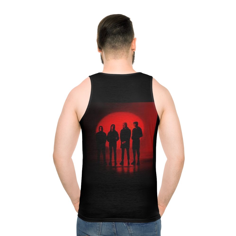 Castlevania unisex tank top with humorous quotes - men back