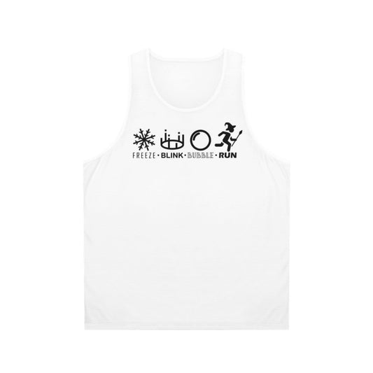 Mage Freeze Blink Bubble Run Unisex Tank Top