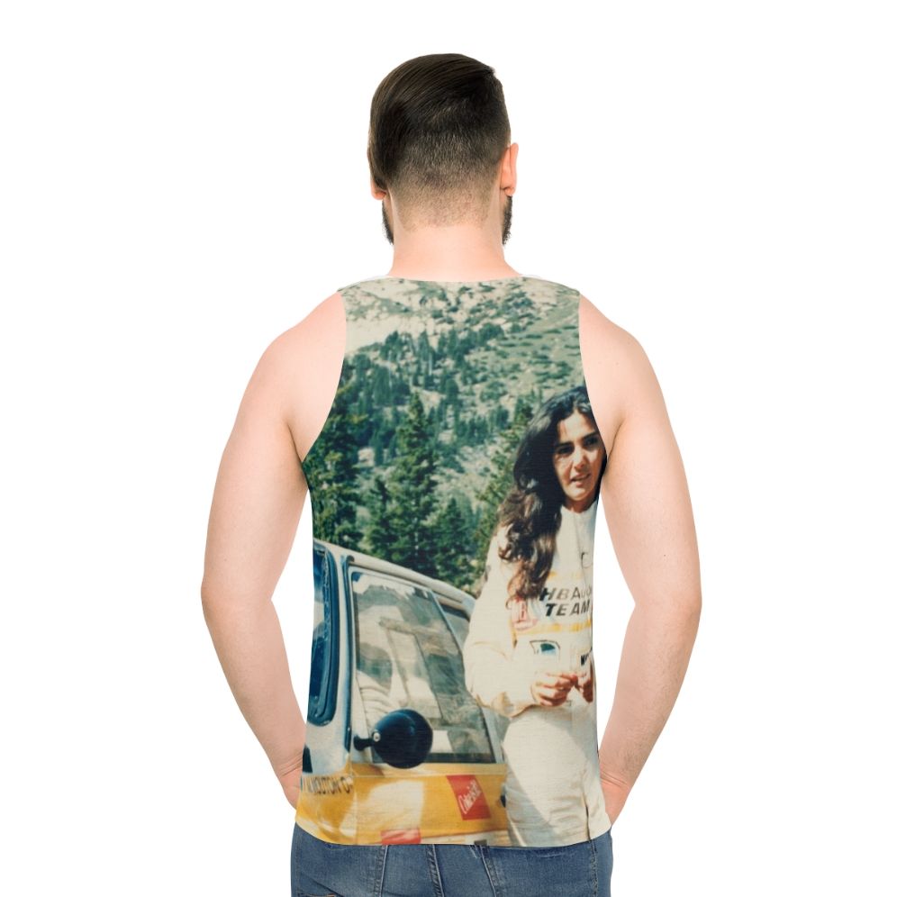 Michele Mouton Unisex Tank Top - men back