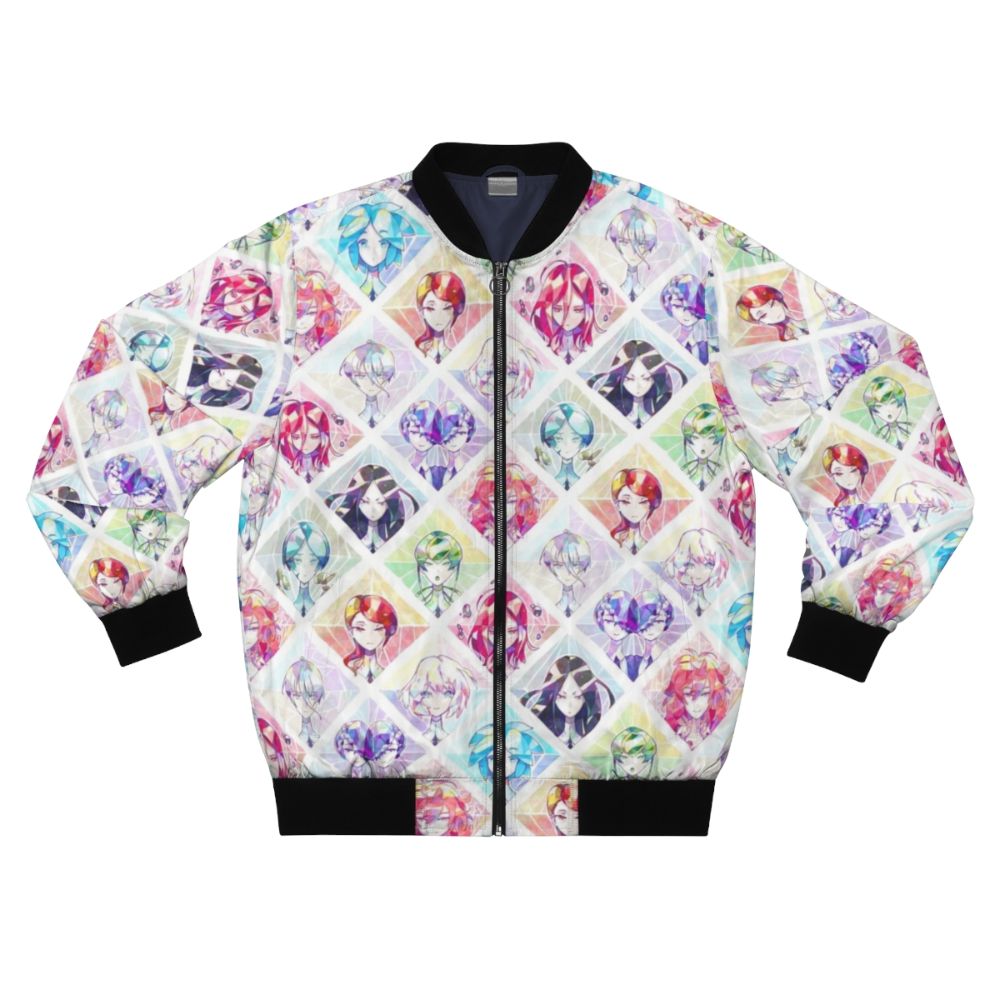 Houseki no Kuni Anime Bomber Jacket featuring Phosphosyllite and Padparadscha Gems