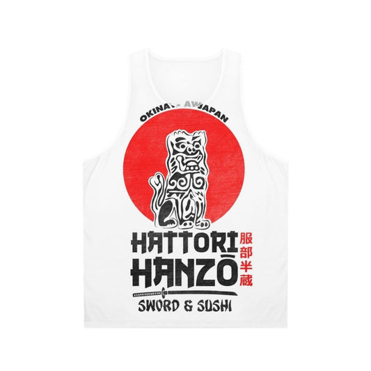 Hattori Hanzo inspired unisex tank top