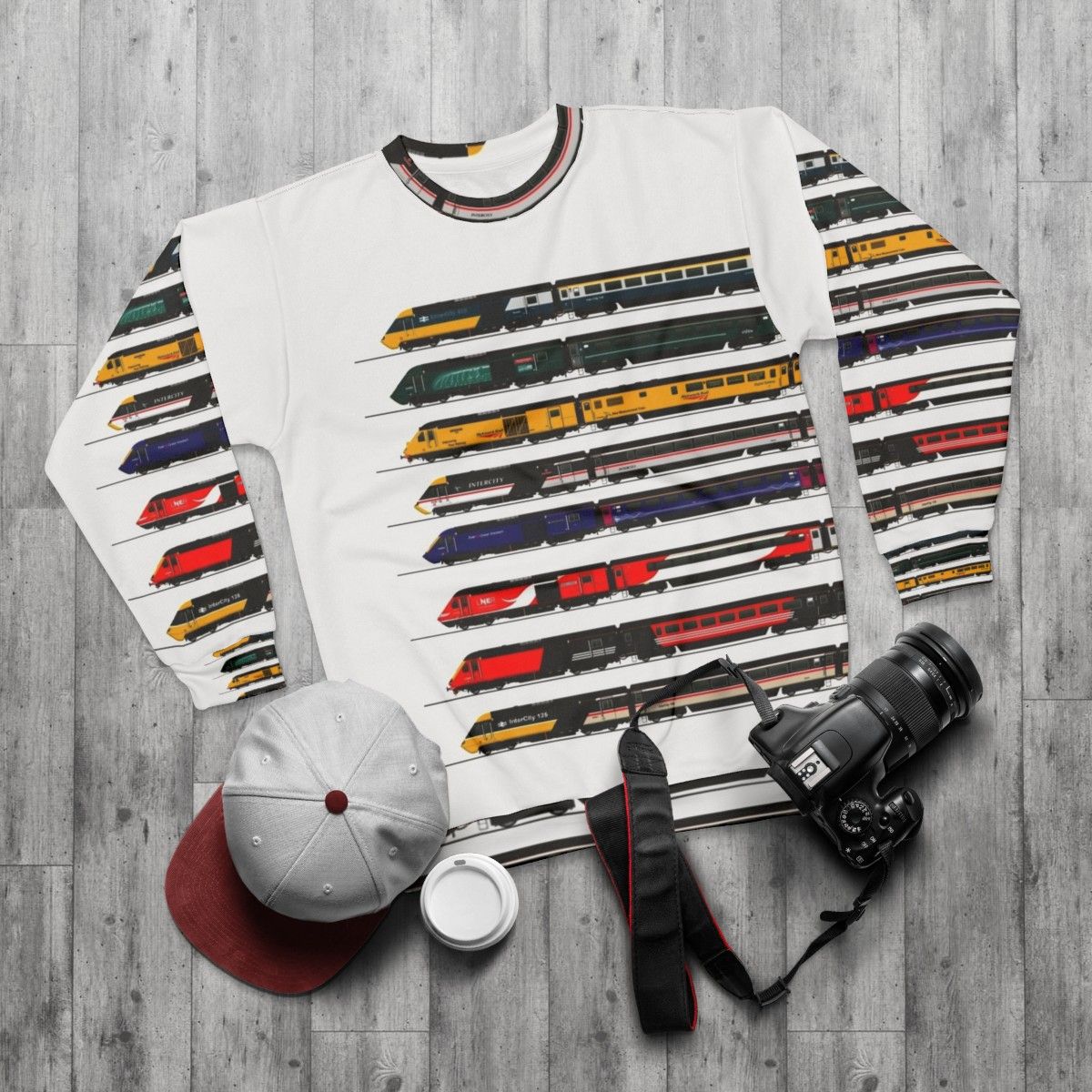 Intercity 125 HST Locomotives Sweatshirt - flat lay