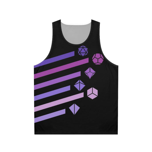 Lofi Aesthetic Tabletop RPG Dice Unisex Tank Top