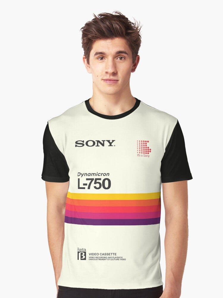 Retro Sony VHS and Betamax Graphic T-Shirt - Men