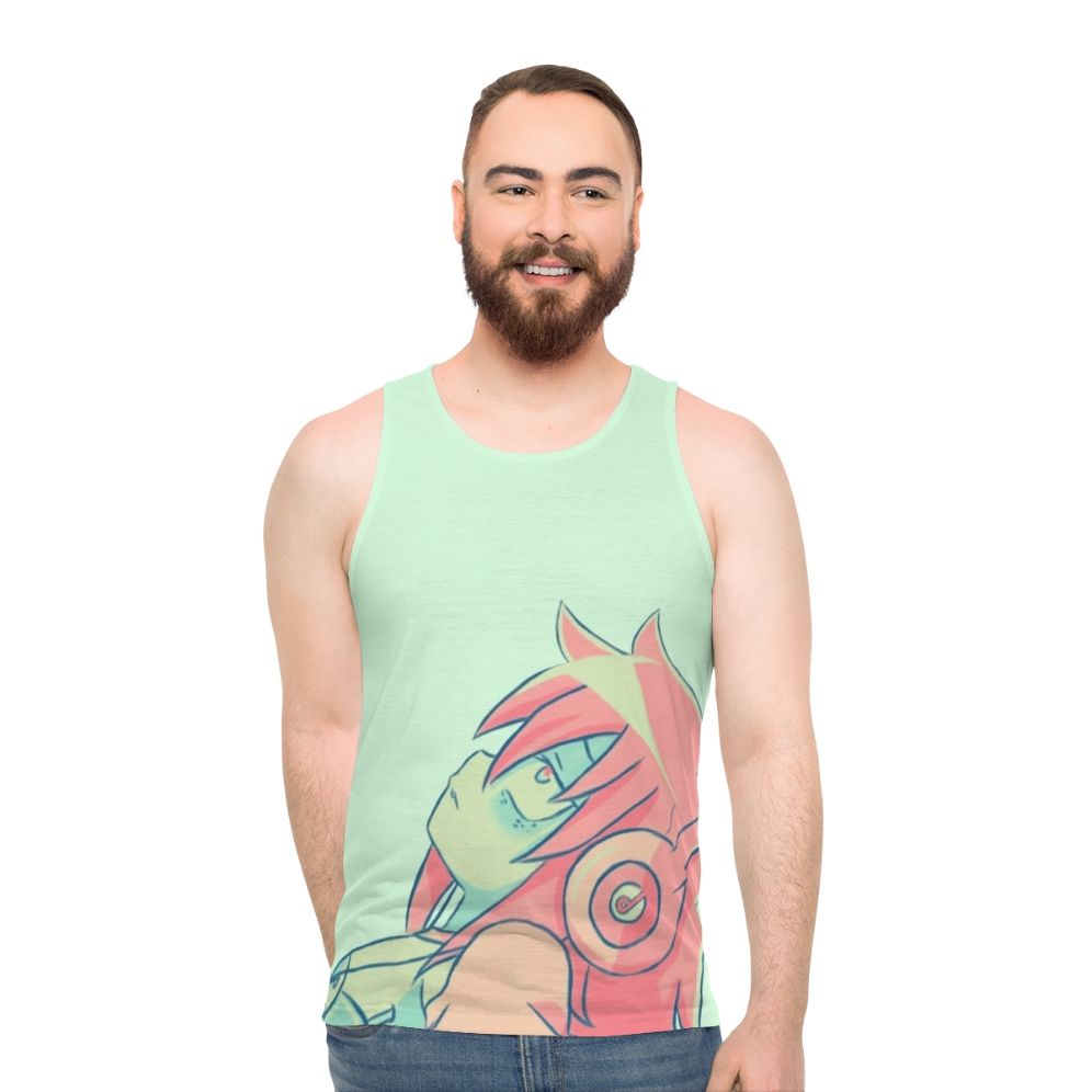 Watamote Unisex Anime Graphic Tank Top - men