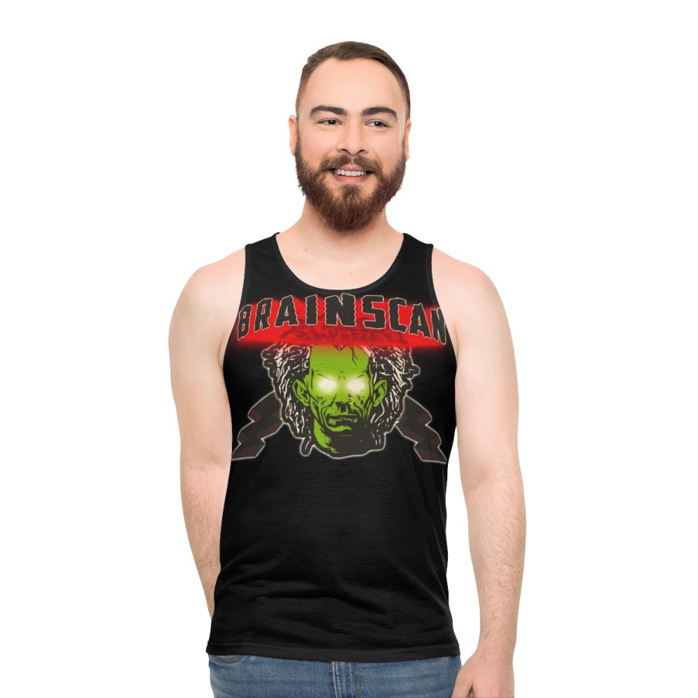 Brainscan 90s cult classic horror movie unisex tank top - men