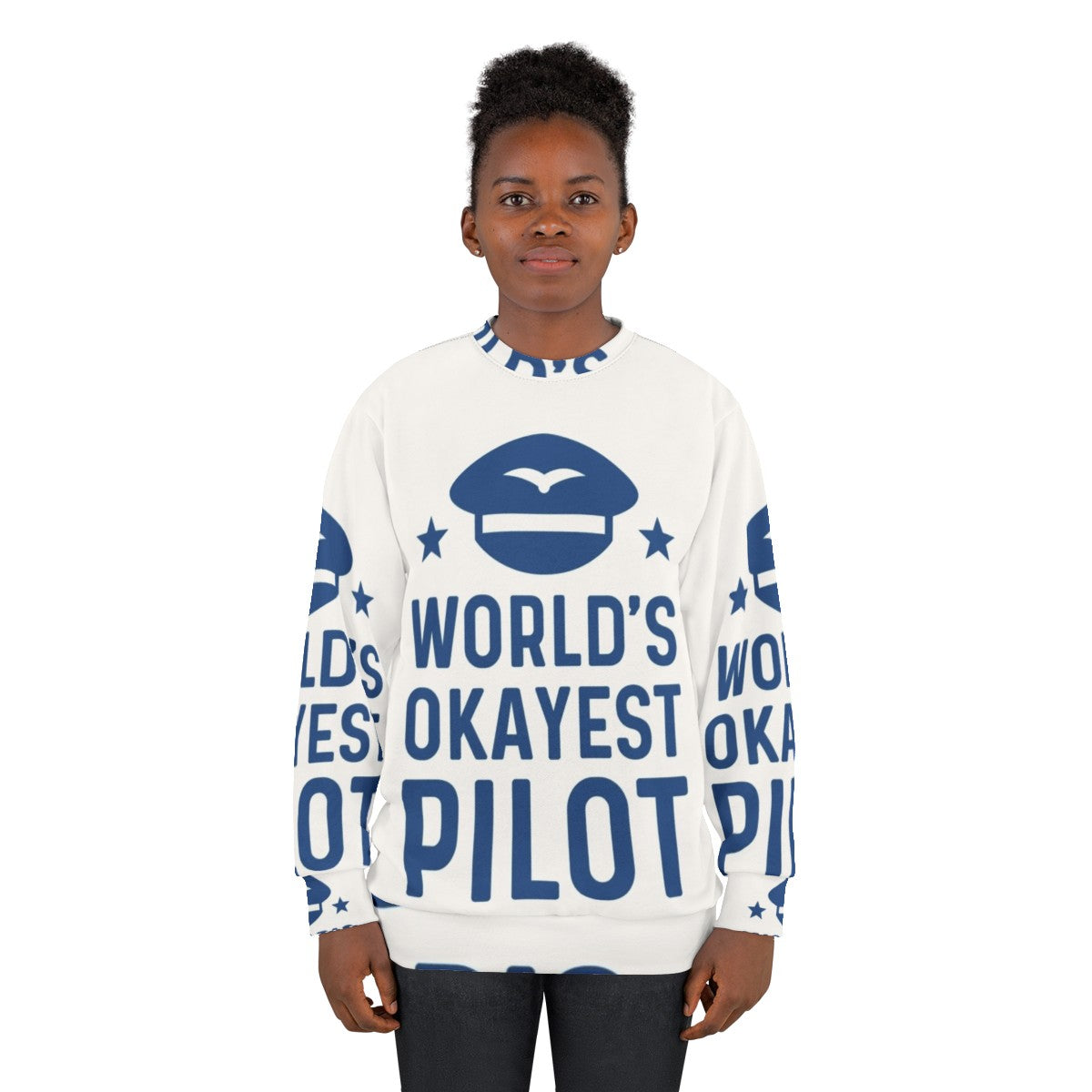 Worlds Okayest Engineer Sweatshirt - women