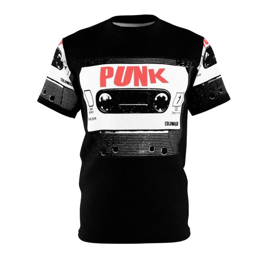 Punk-inspired t-shirt with edgy design and alternative fashion elements