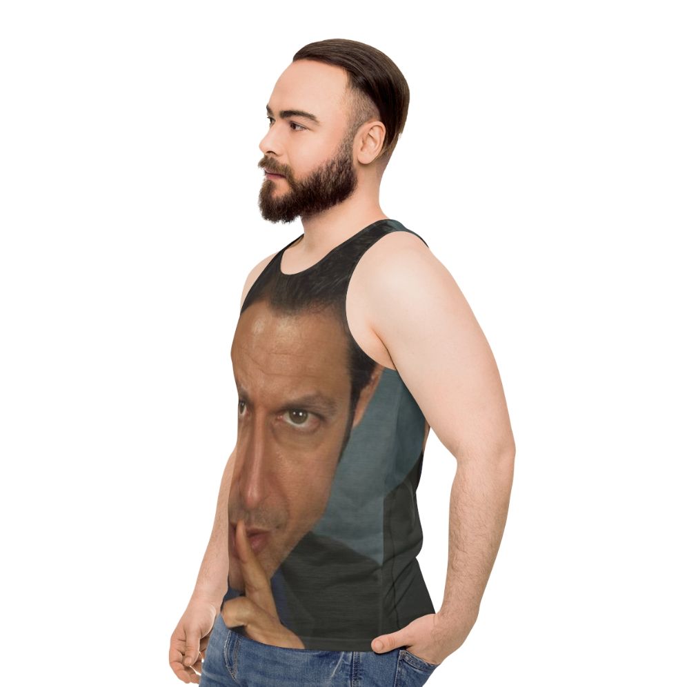 Jeff Goldblum Unisex Tank Top - men side