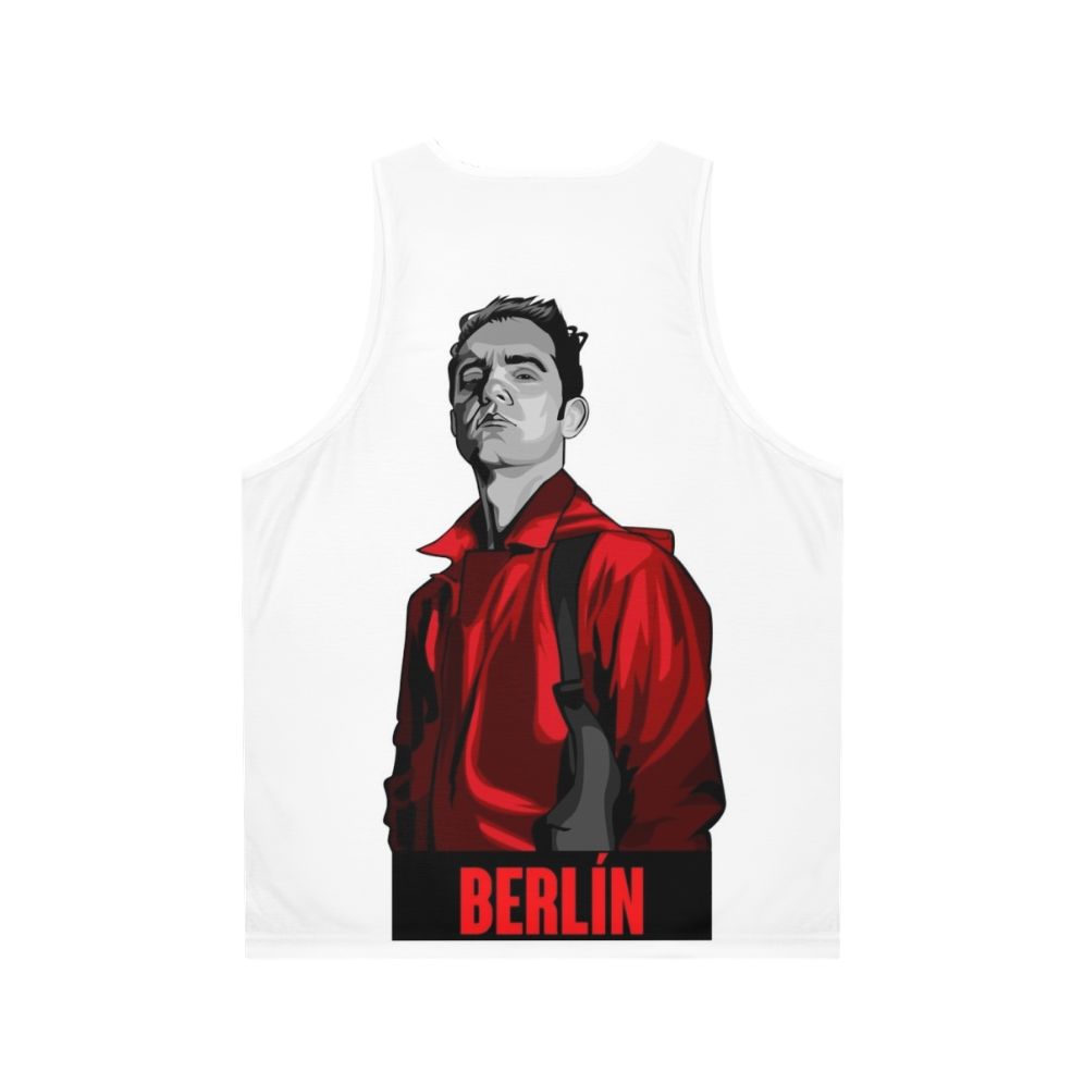 Money Heist Berlin Unisex Tank Top - Back