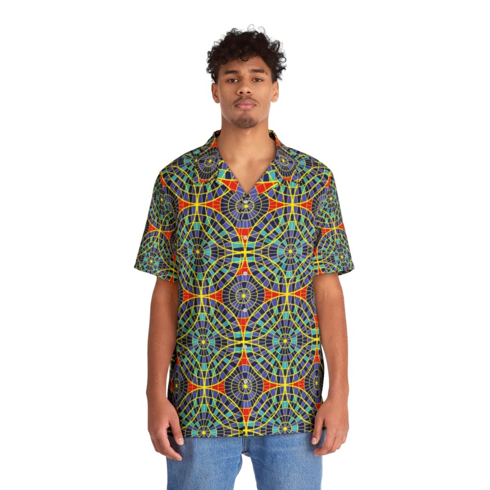 Marriott carpet print Hawaiian shirt for cosplay and convention wear - People Front