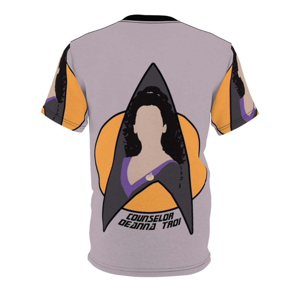 Deanna Troi inspired Star Trek: The Next Generation AOP T-shirt - Back