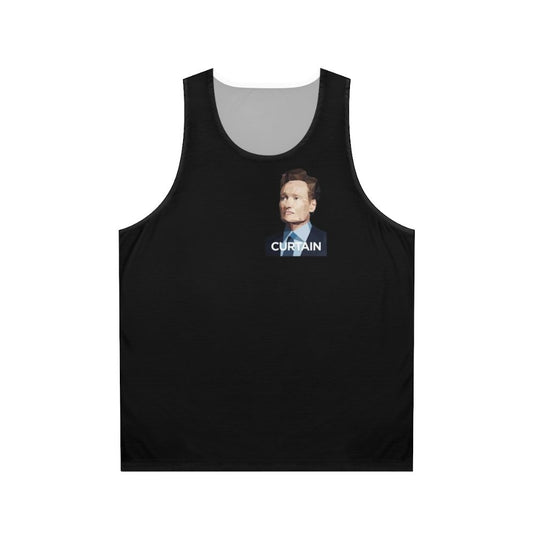 Conan O'Brien Curtain Design Unisex Tank Top