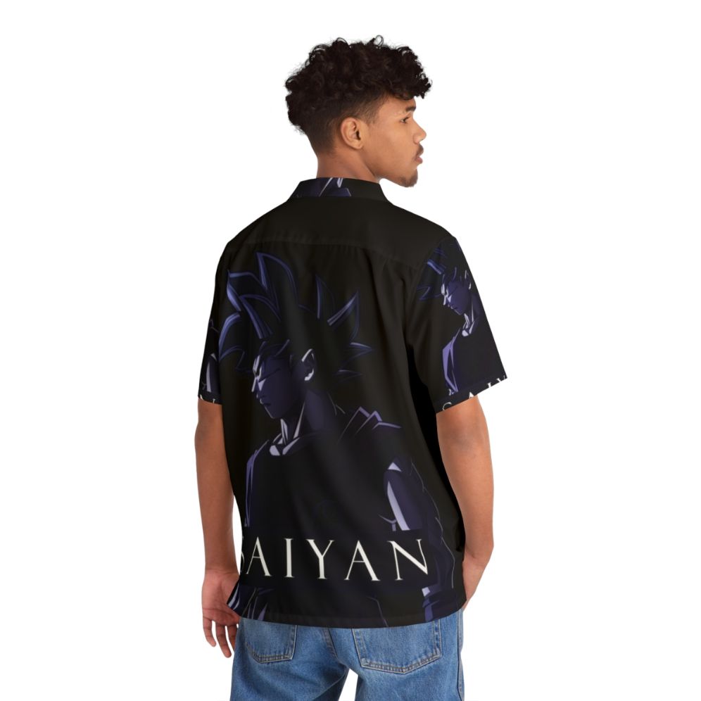 Goku The Strongest Saiyan Hawaiian Shirt - People Back