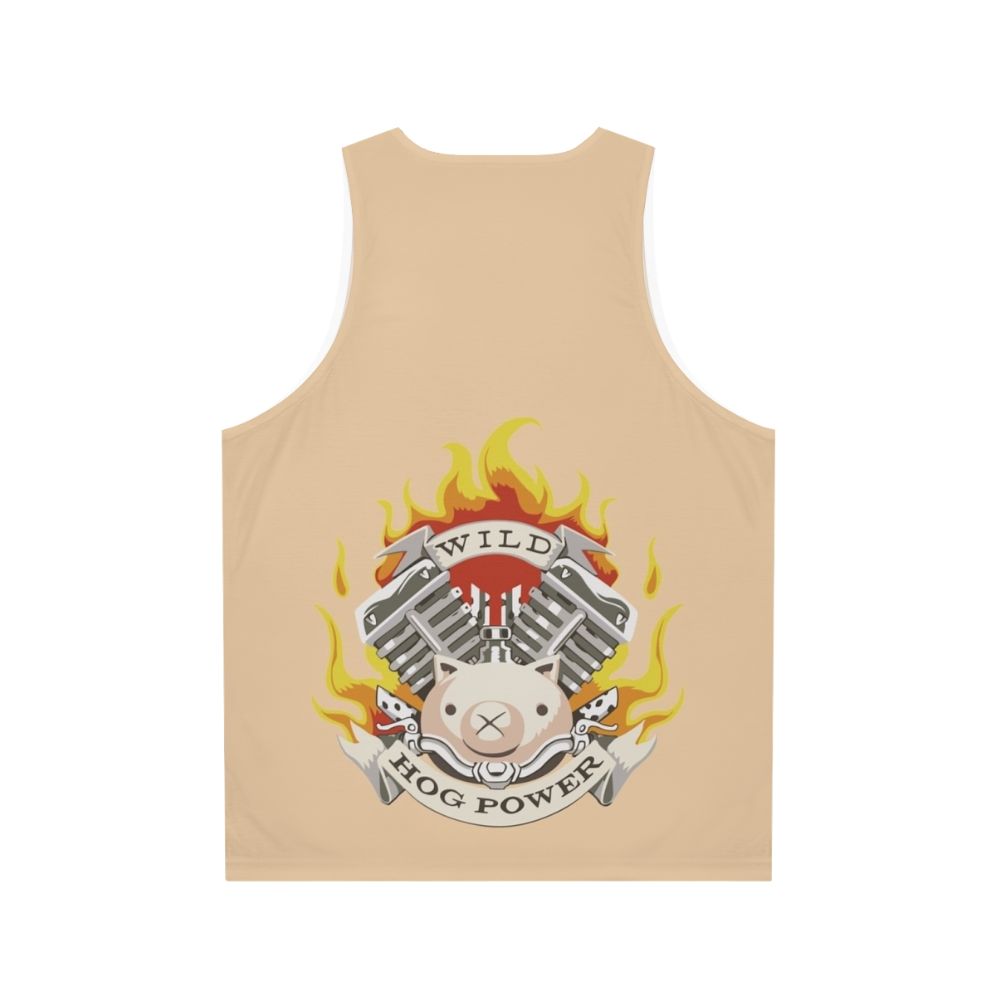 "Wild Hog Power Unisex Overwatch Gaming Tank Top" - Back