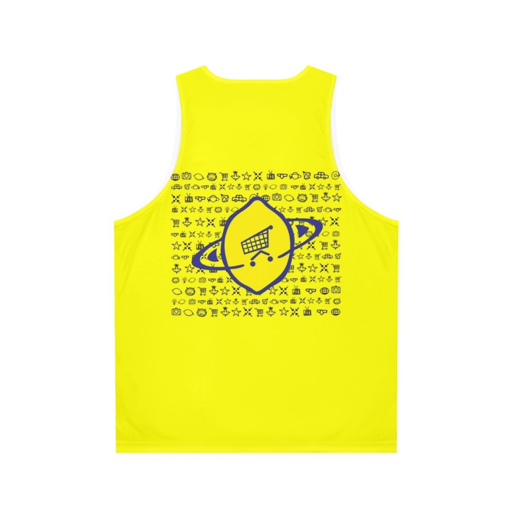 Lemon Midnight Unisex Tank Top - Back