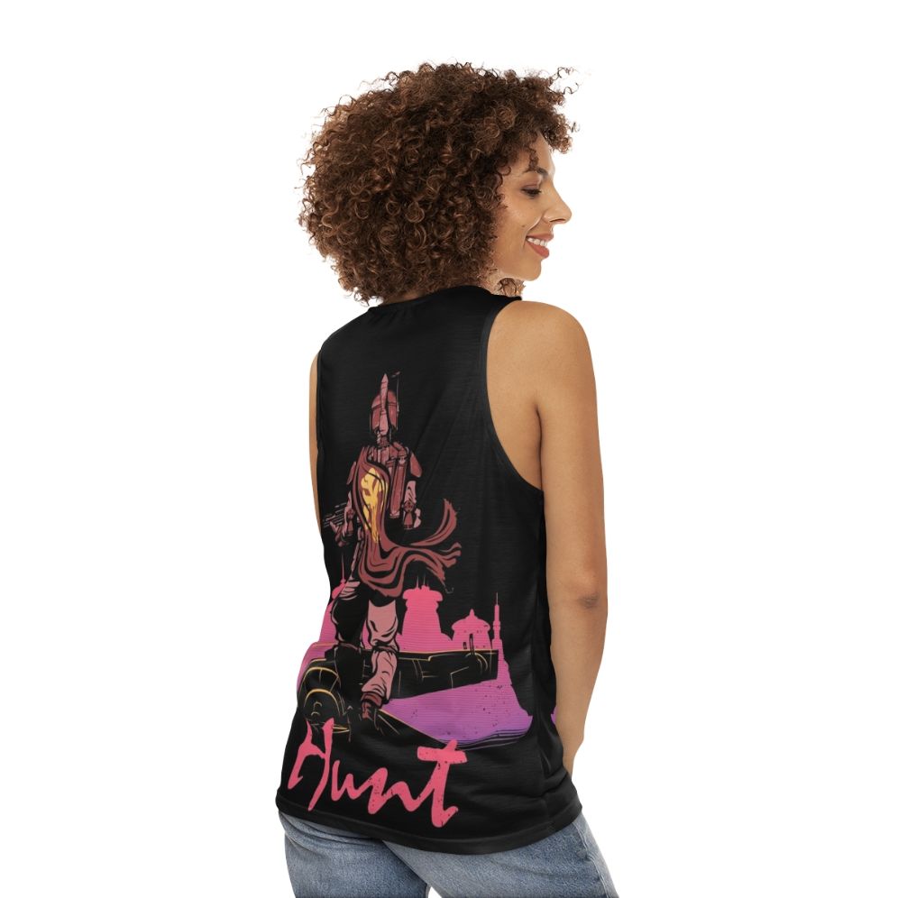 Hunt Star Wars Bounty Hunter Unisex Tank Top - women back