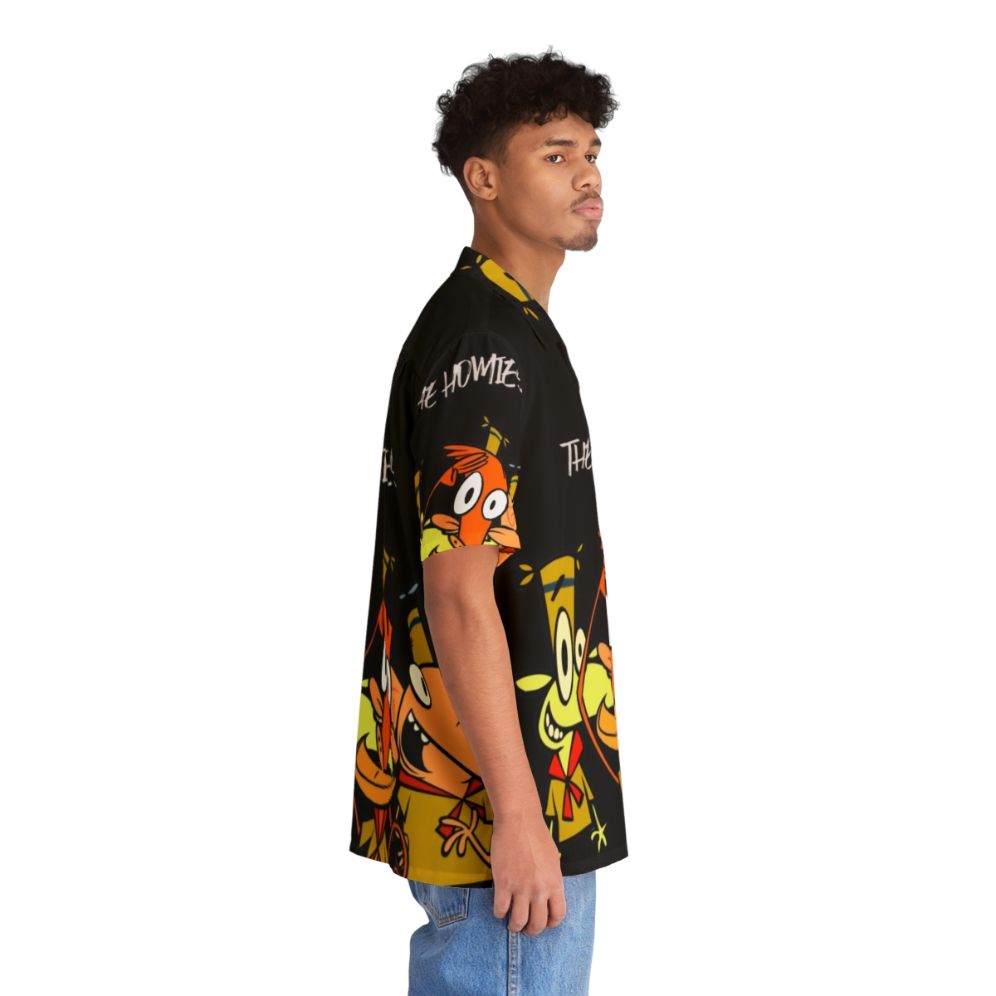 Homies Hawaiian Shirt featuring cartoon characters from the 90s TV show Camp Lazlo - People Pight