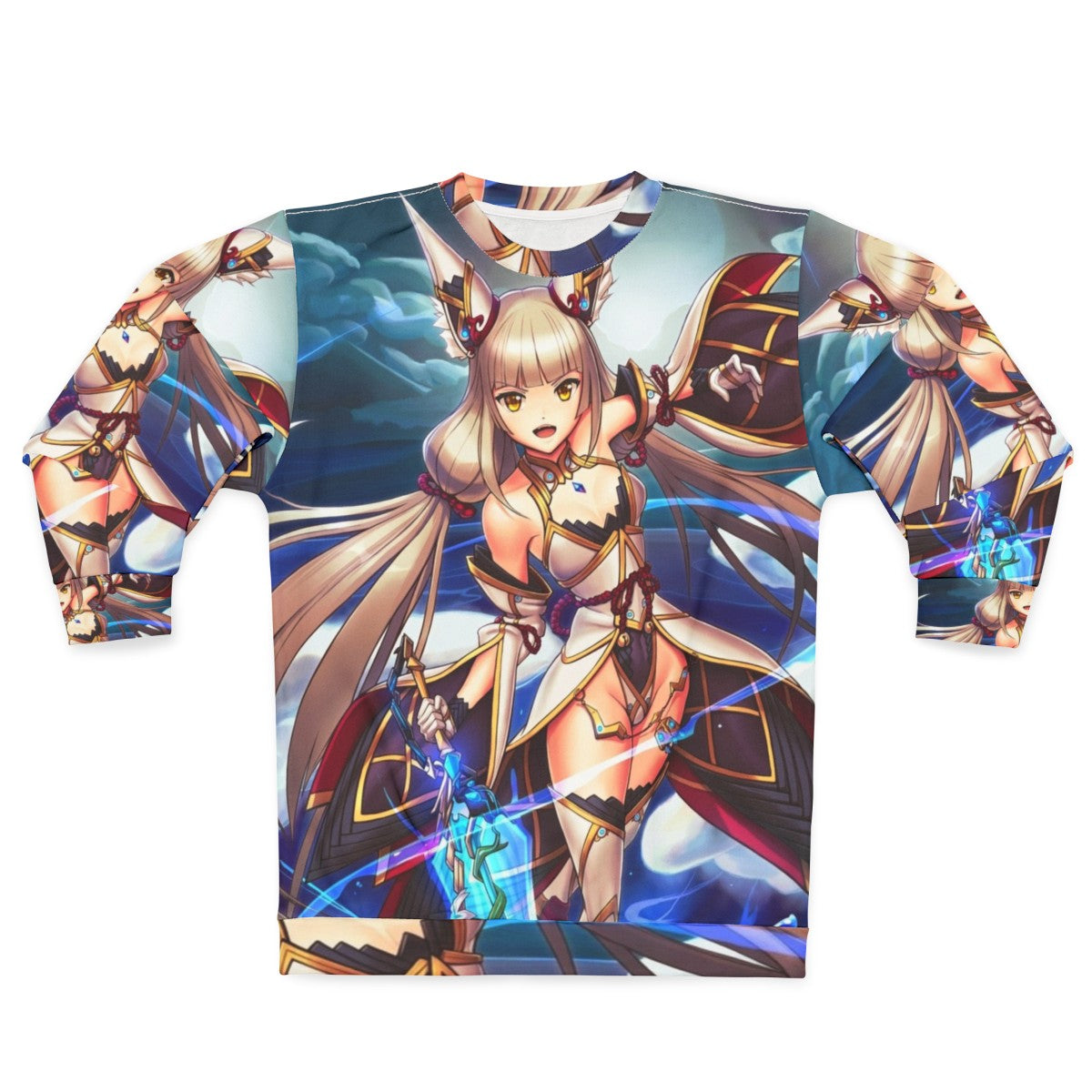 Nia Blade anime-inspired sweatshirt