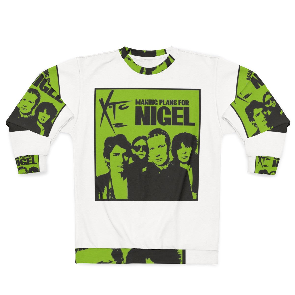 XTC "Making Plans for Nigel" 70s New Wave Music Sweatshirt