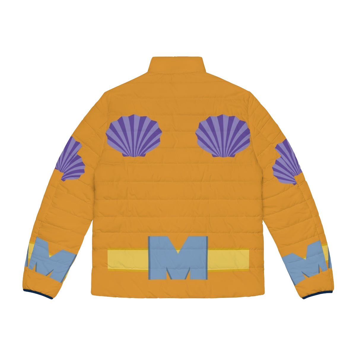 Mermaid Man puffer jacket with Spongebob Squarepants inspired design - Back