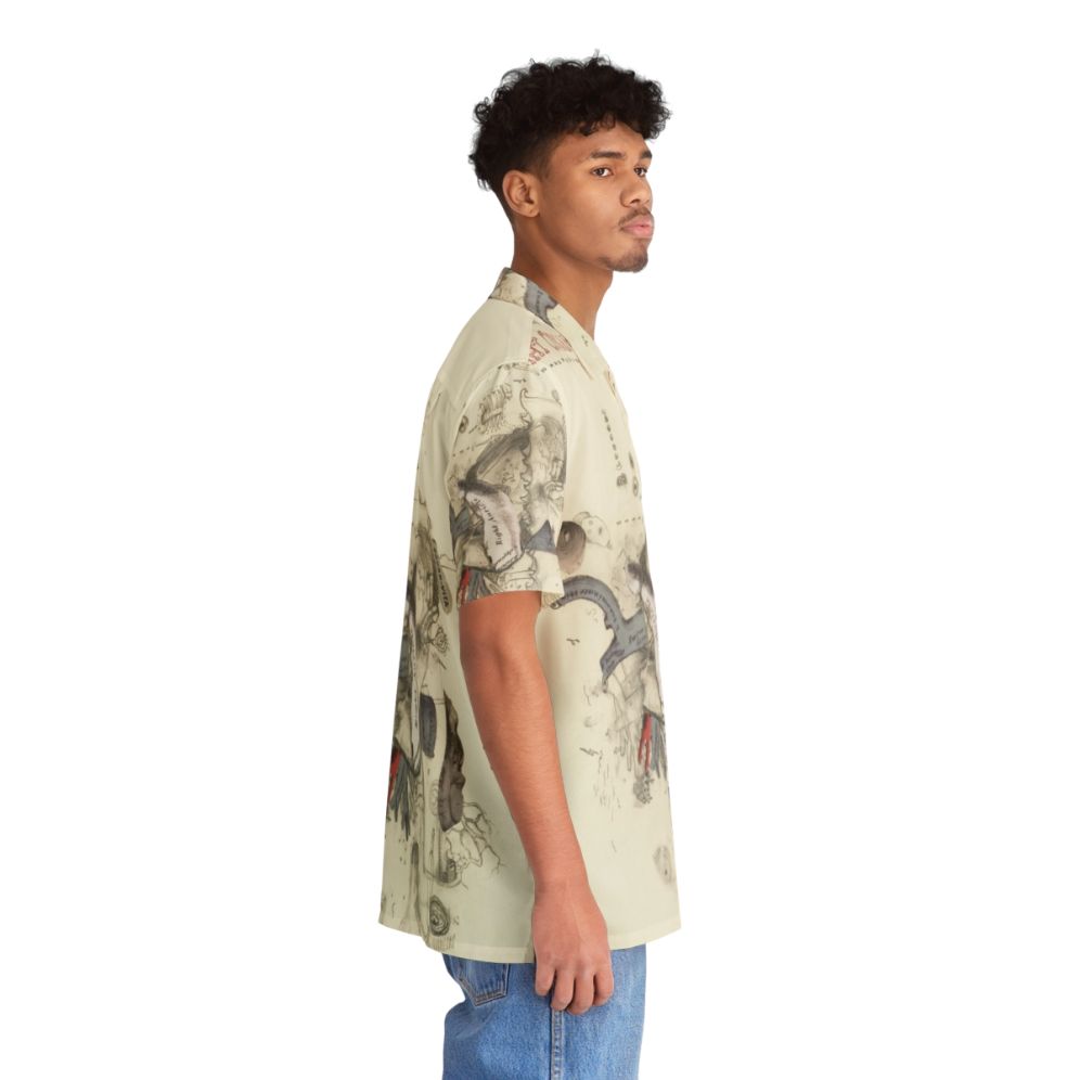 Retro music-inspired oversized Hawaiian shirt - People Pight