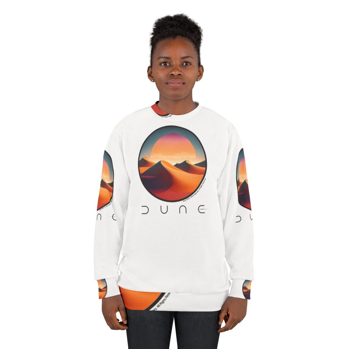 Dune Landscapes Graphic Sweatshirt - women