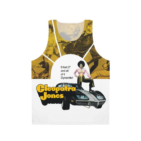 Retro 1973 Cleopatra Jones movie poster unisex tank top