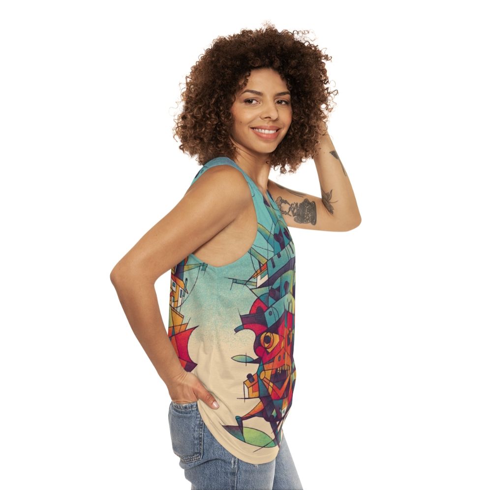 Howl's Moving Castle Anime Inspired Unisex Tank Top - women side