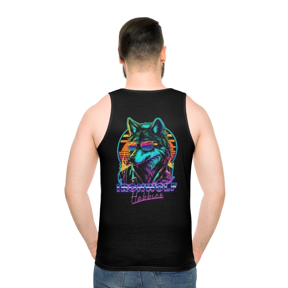 Retro Unisex Tank Top for Warhammer 40k Hobbyists - men back