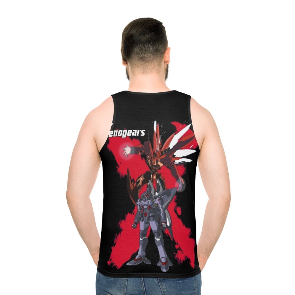 Xenogears Weltall Slayer of God Unisex Tank Top - men back