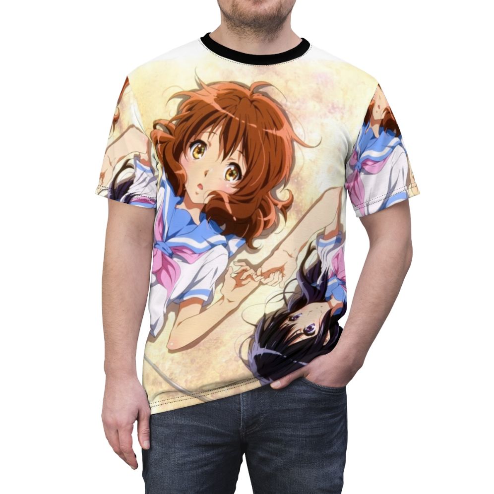 Euphonium anime inspired t-shirt featuring characters from the Hibike Euphonium series - men front