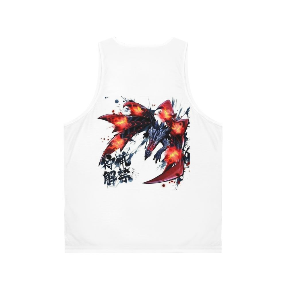 Valstrax Monster Hunter Unisex Tank Top - Back